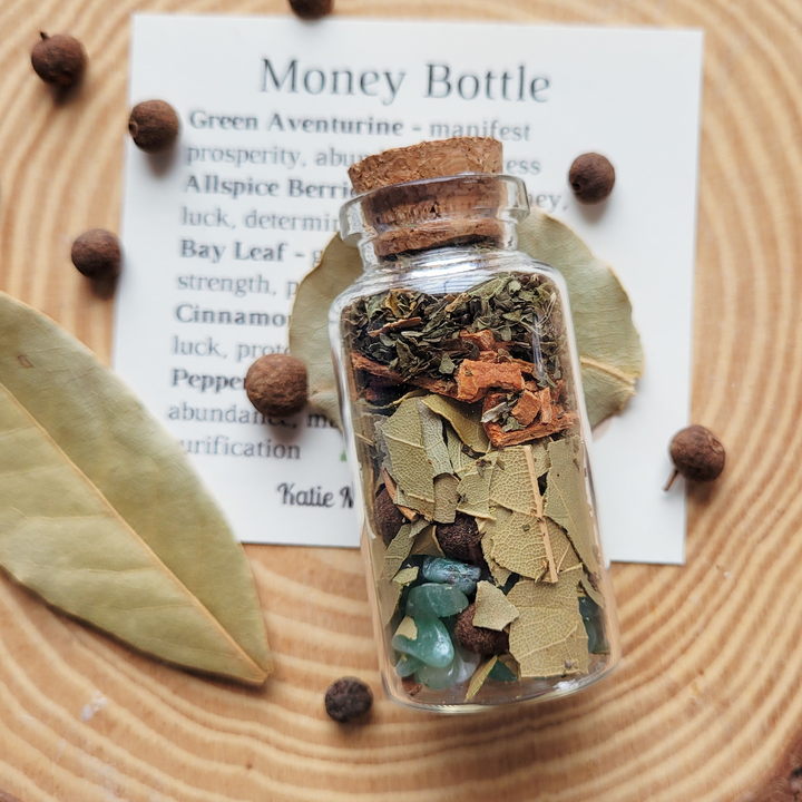 Money Bottle For Altar