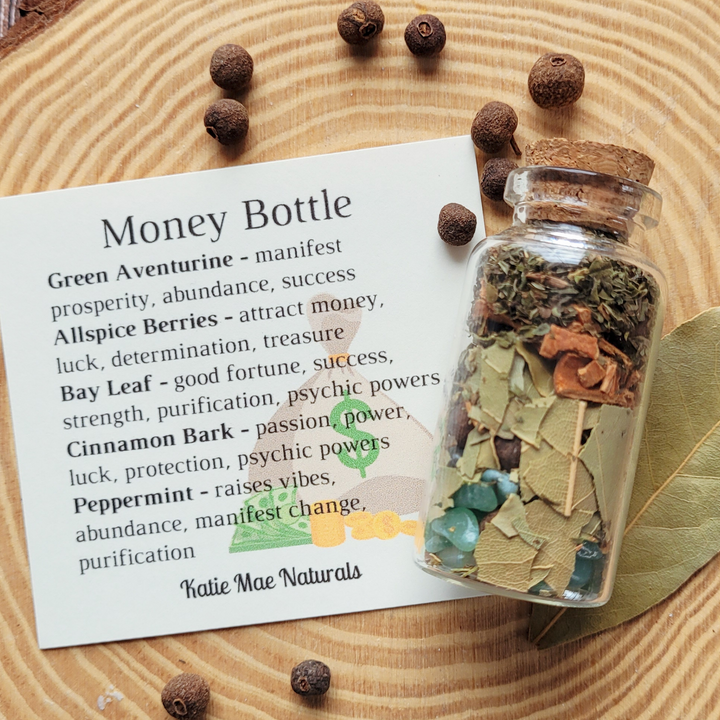 Money Bottle For Spells