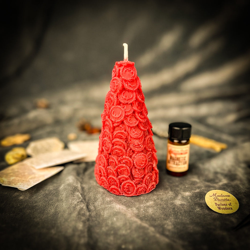 Money Coin Spell Red Candle