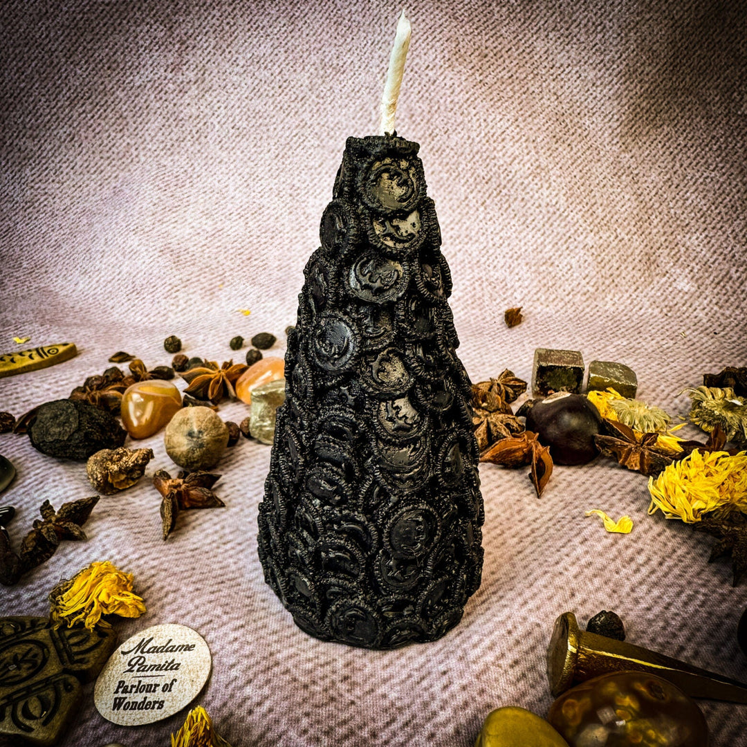 Money Coin Spell Black Candle