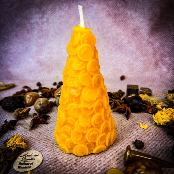Money Coin Spell Yellow Candle