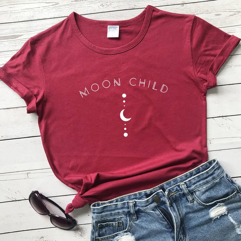 Moon Child Red T-Shirt
