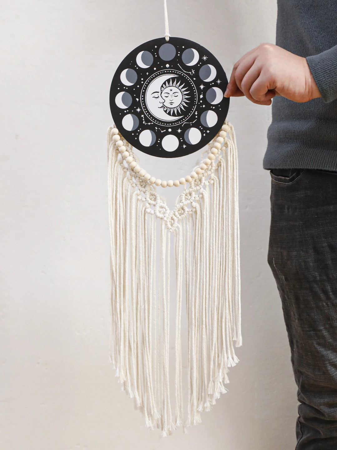 Moon Macrame Wall Decor