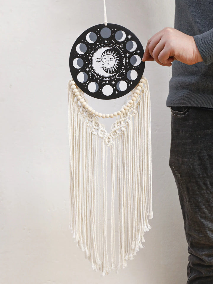 Moon Macrame Wall Decor