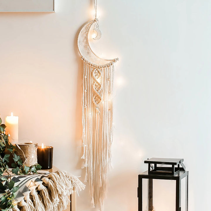 Moon Macrame Wall Decor