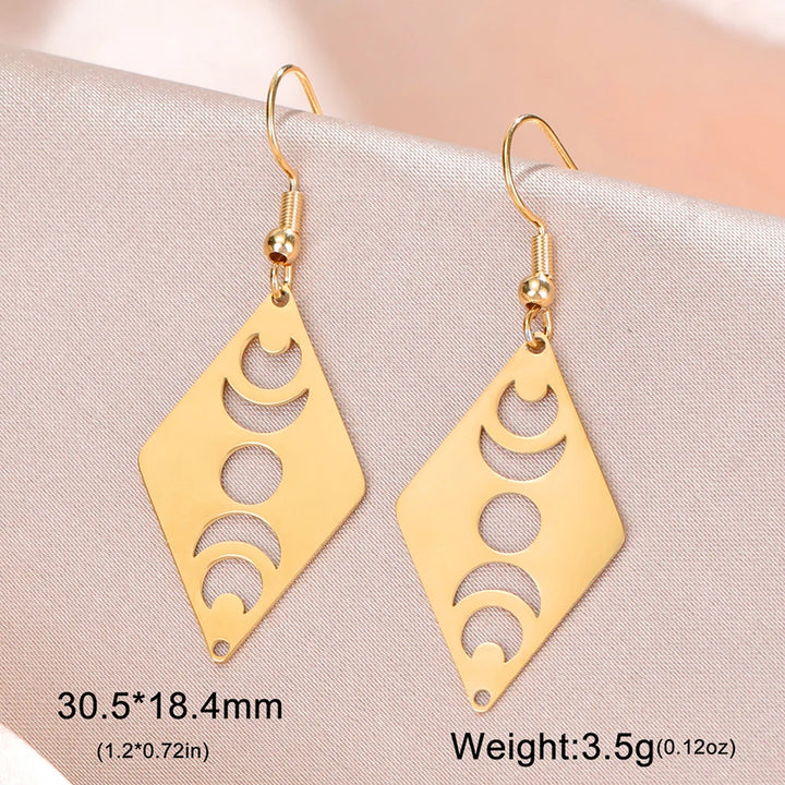 Moon Phase Earrings