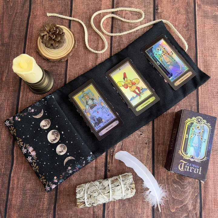 Moon Phase Tarot Card Bag