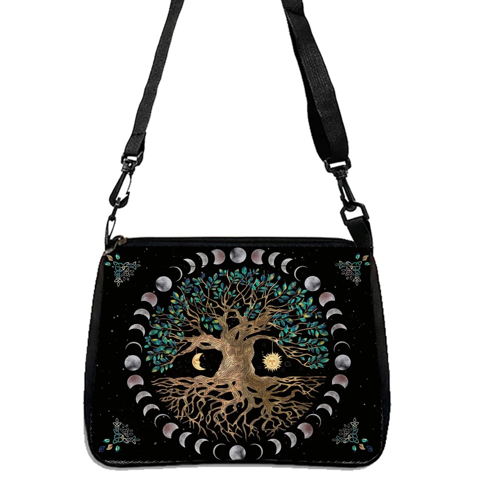 Moon Phase Tree Of Life Purse