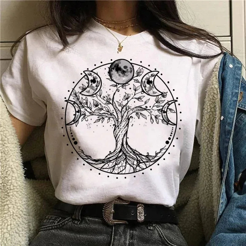 Moon Phase Tree Of Life T-Shirt