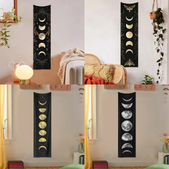 Moon Phase Wall Banner Tapestries