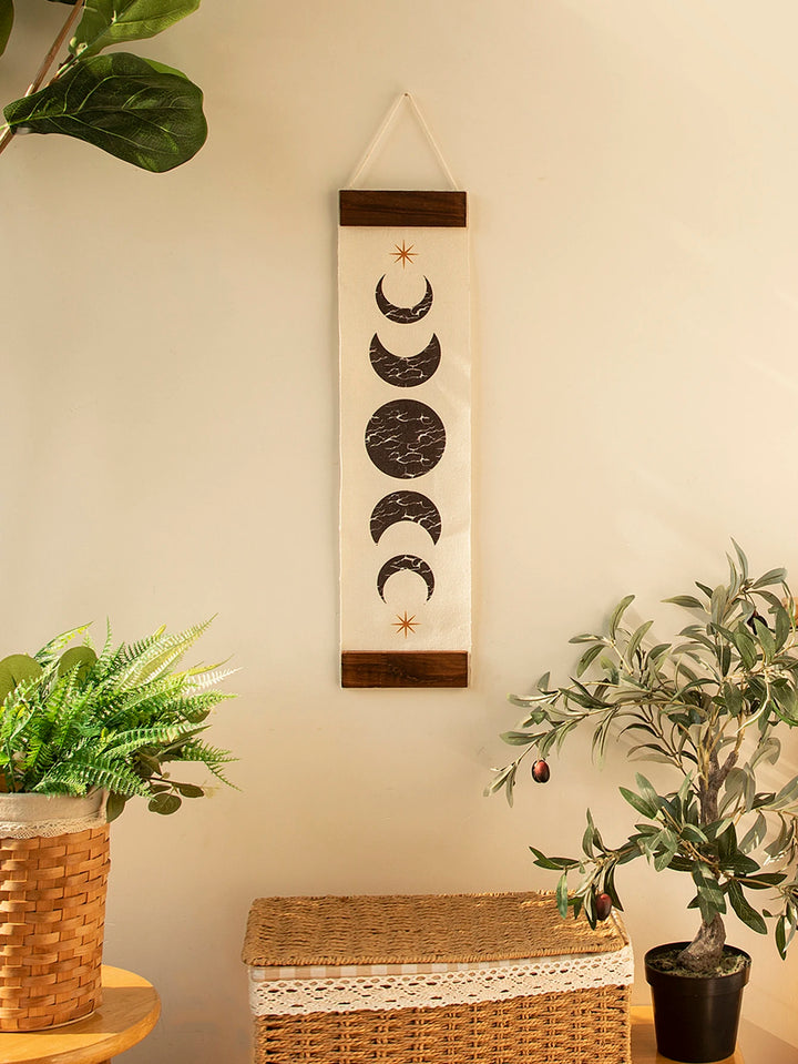 Moon Phase Wall Tapestry Banner