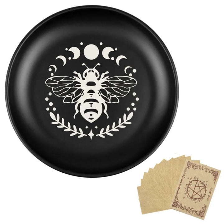 Moon Phases Bee Candle Holder