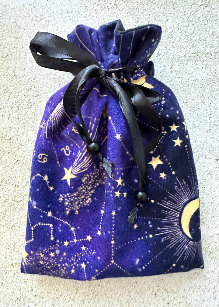 Moon Star Yin Yang Tarot Card Satchet