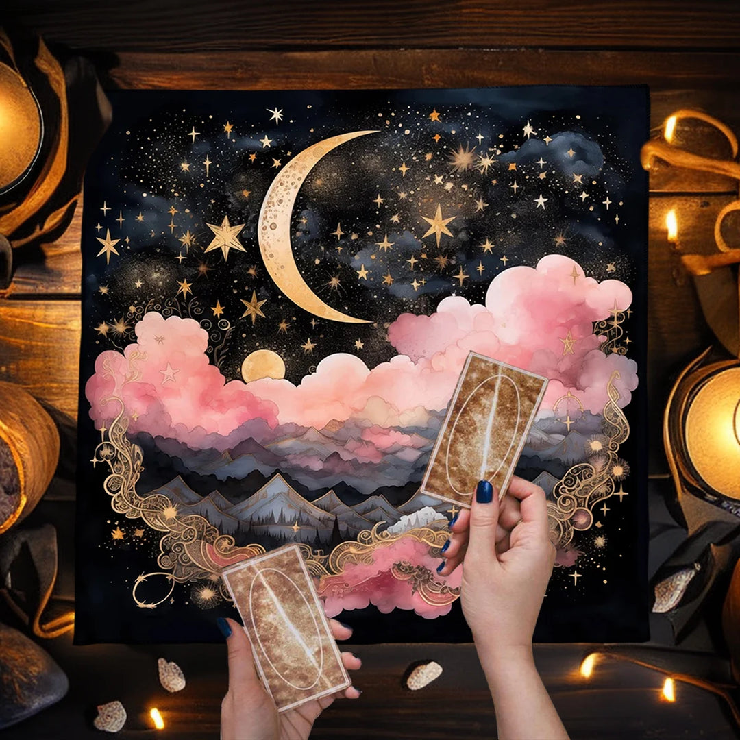 Moon Starry Sky Tarot Cloths