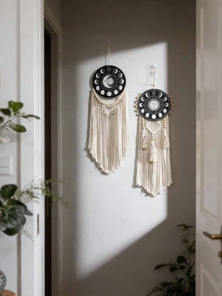 Moon Sun Macrame Decor