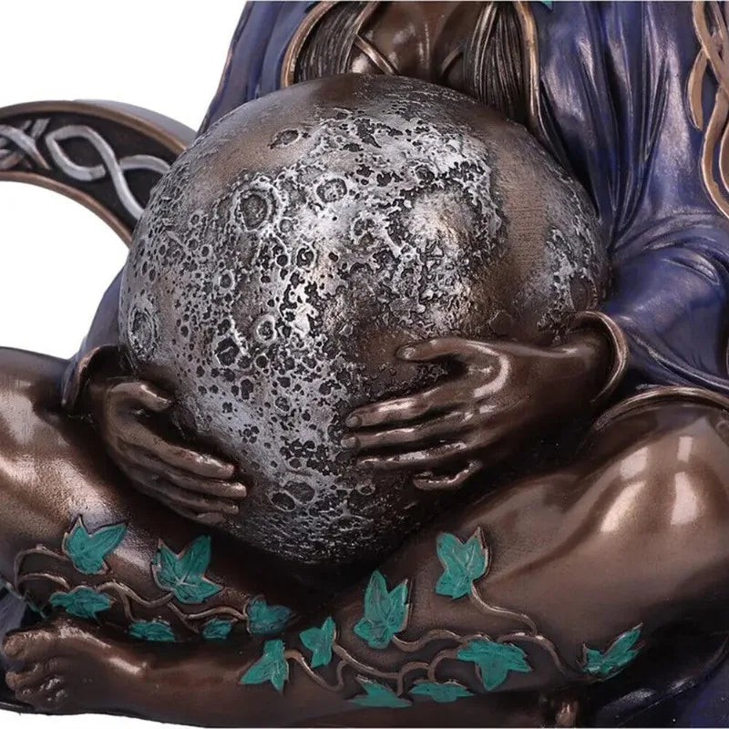 Moon Triple Moon Statue