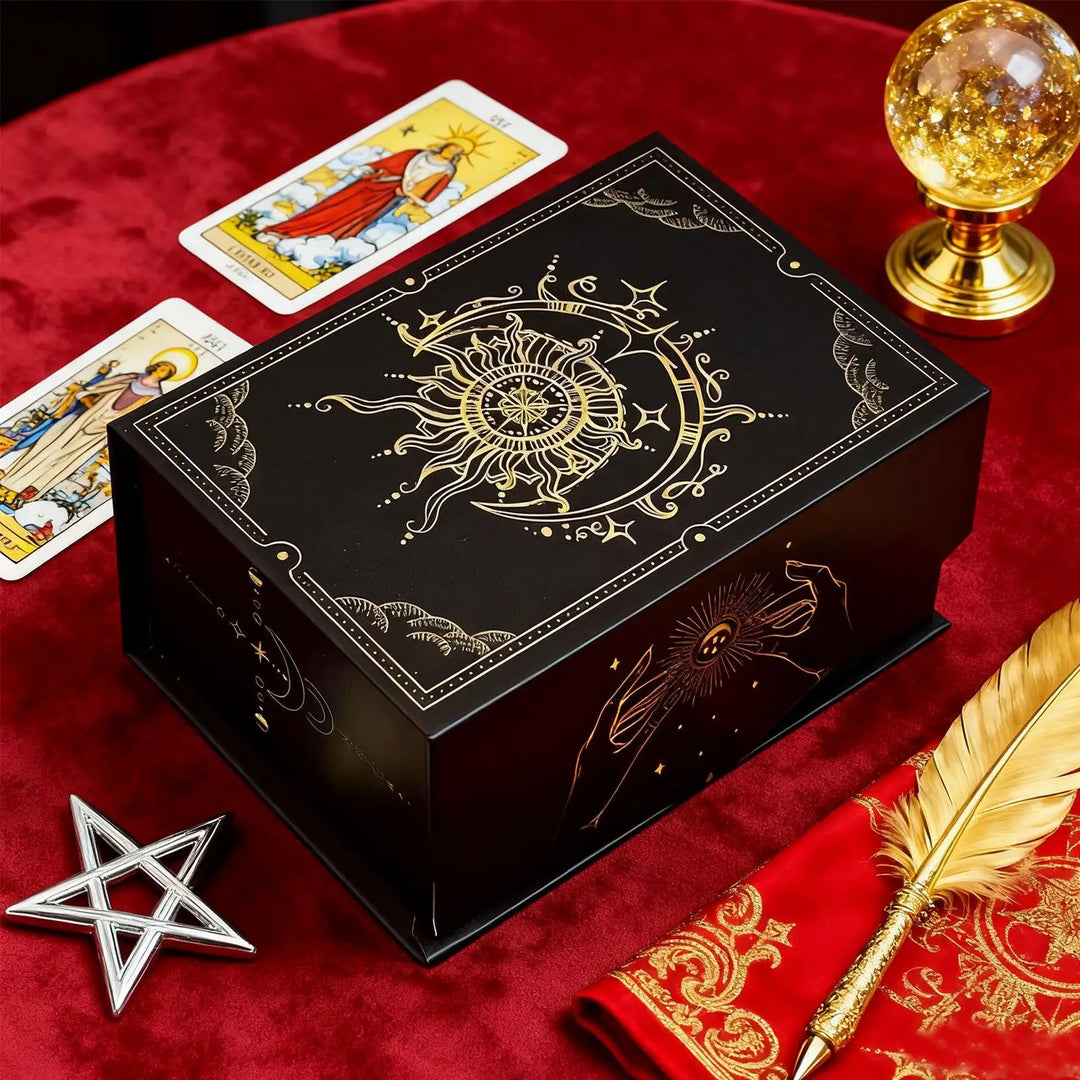 Moon and Sun Wood Box