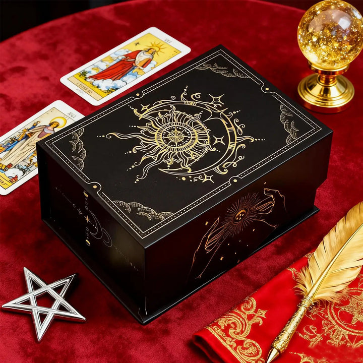 Moon and Sun Wood Box