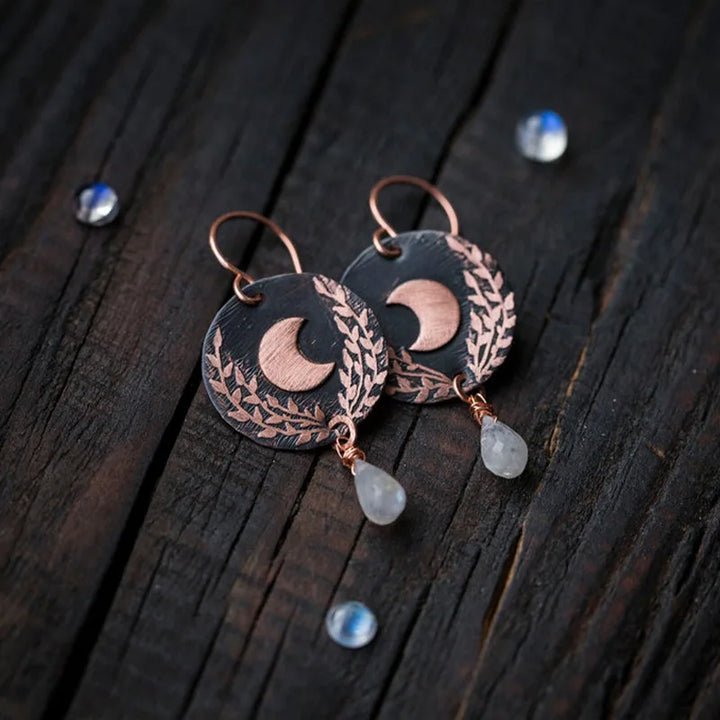 Moonstone Boho Earrings
