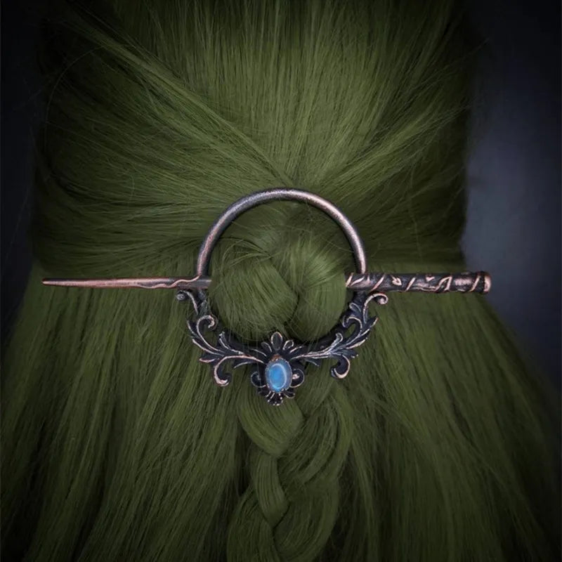 Moonstone Copper Hair Stick