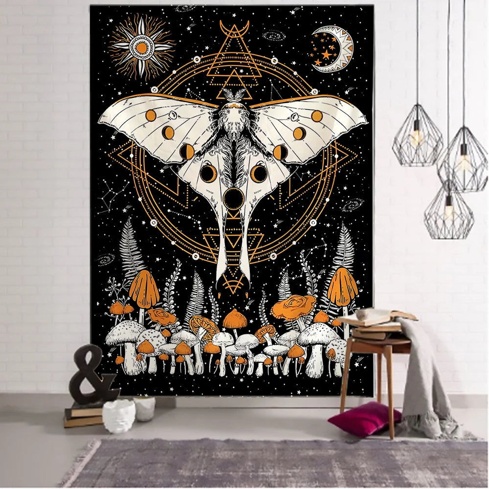 Moth Moon Tapestry
