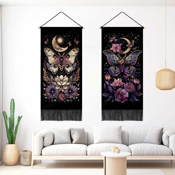 Moth Witchy Wall Banner
