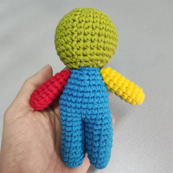 Multicolor Back Poppet Doll