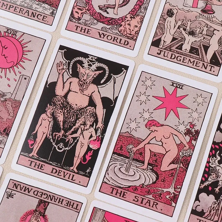 Muted Pink Tarot Cards
