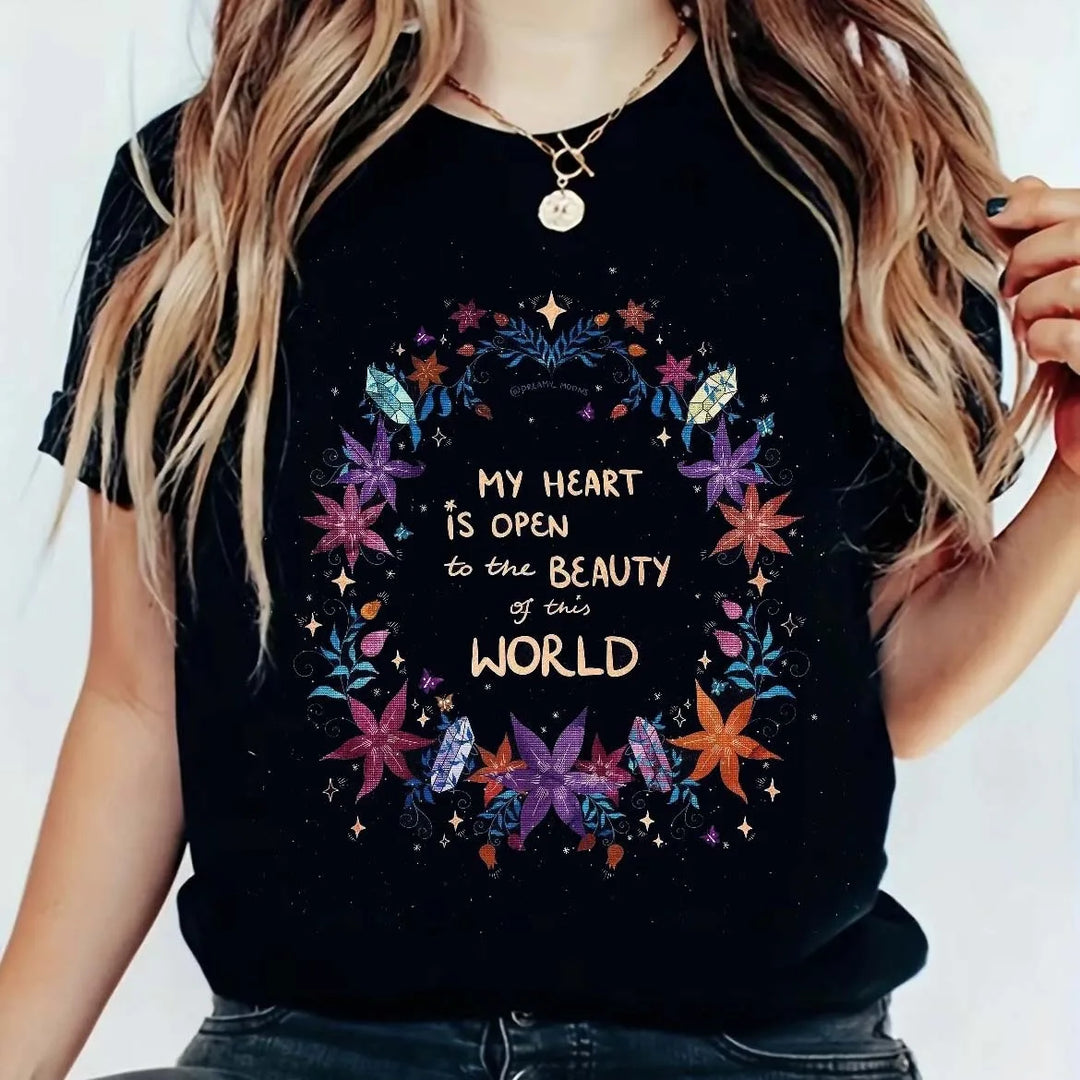 My Heart Is Open To The Beauty Of This World T-Shirt