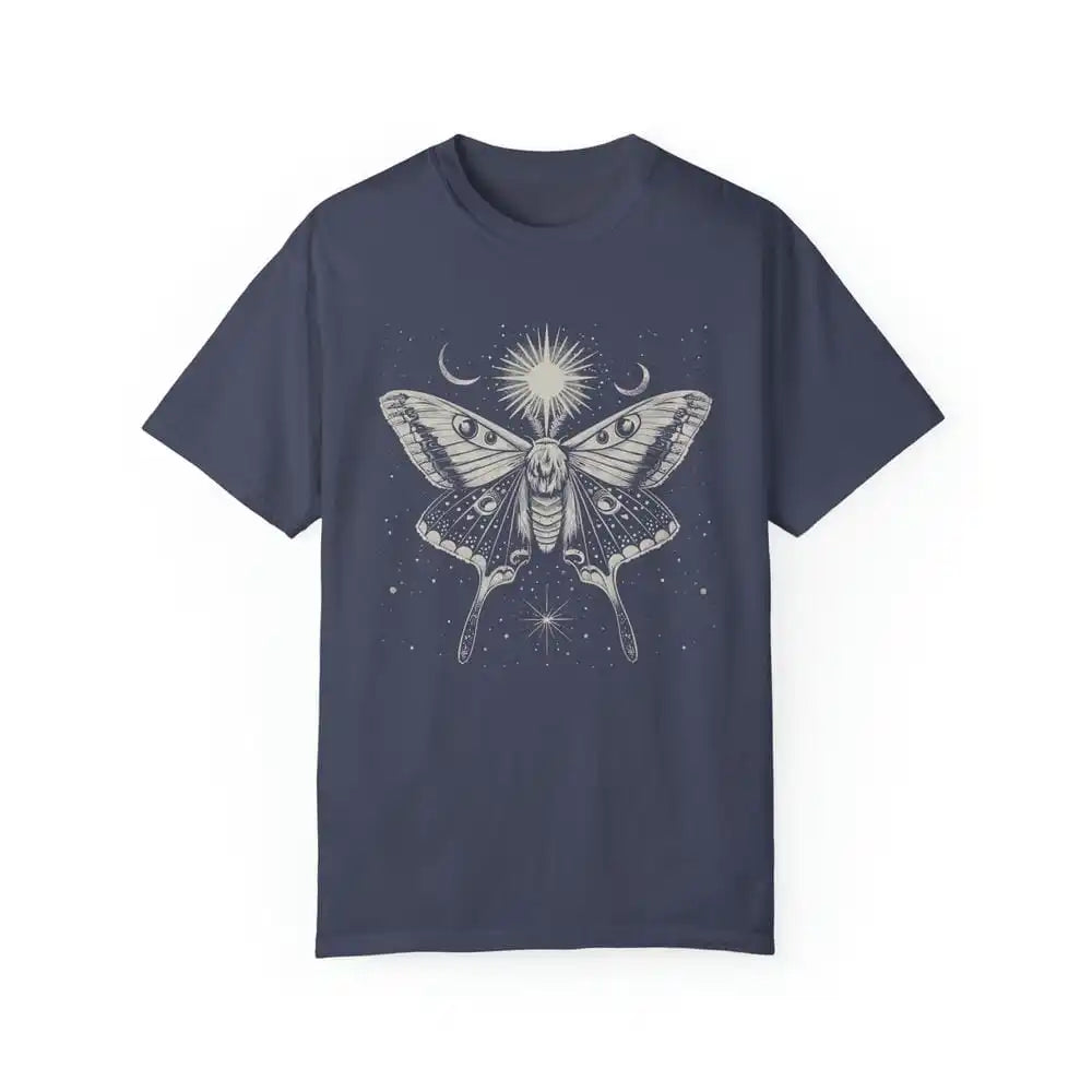 Navy Blue Moth T-Shirt