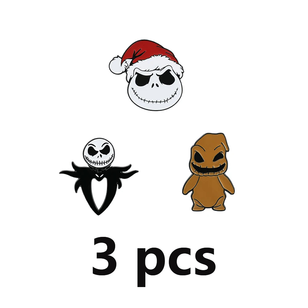 Nightmare Before Christmas Enamel Pin Set