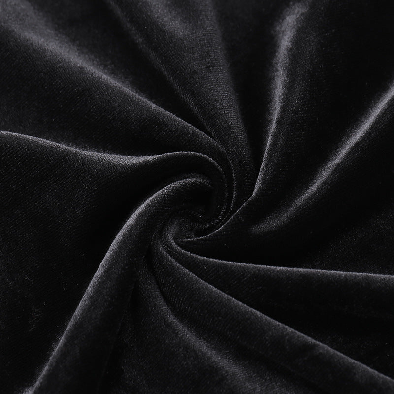 Velvet Floral Lace Dress