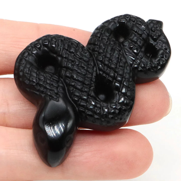 Obsidian Crystal Snake