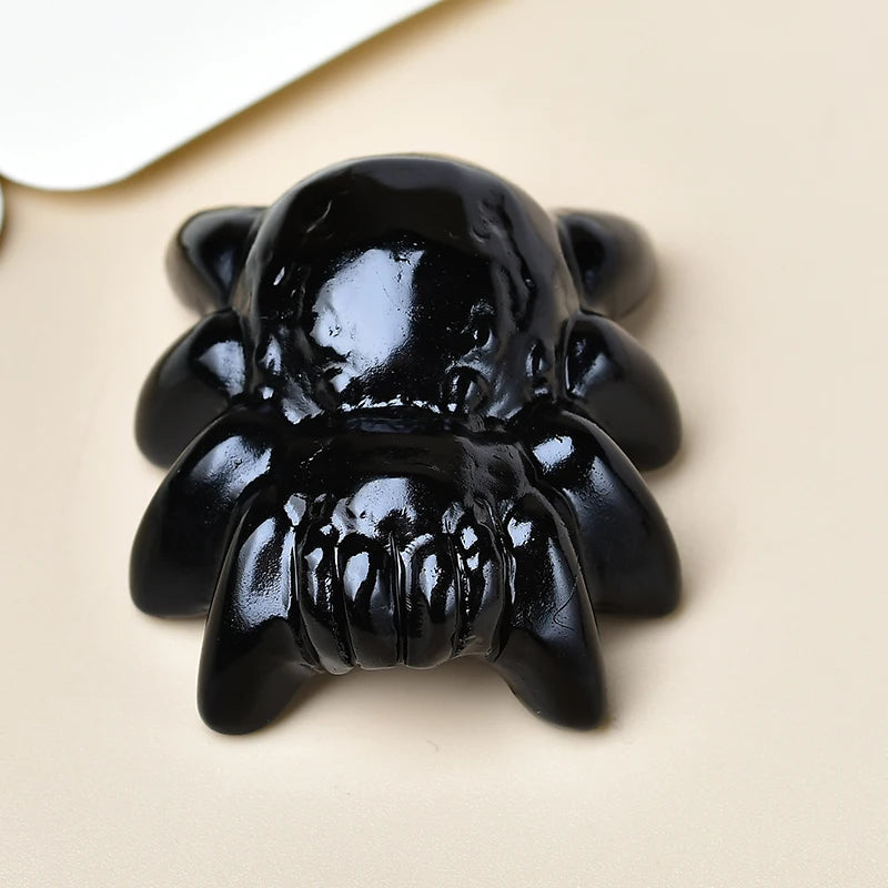 Obsidian Crystal Spider