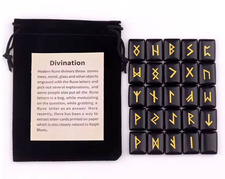 Obsidian Stone Runes