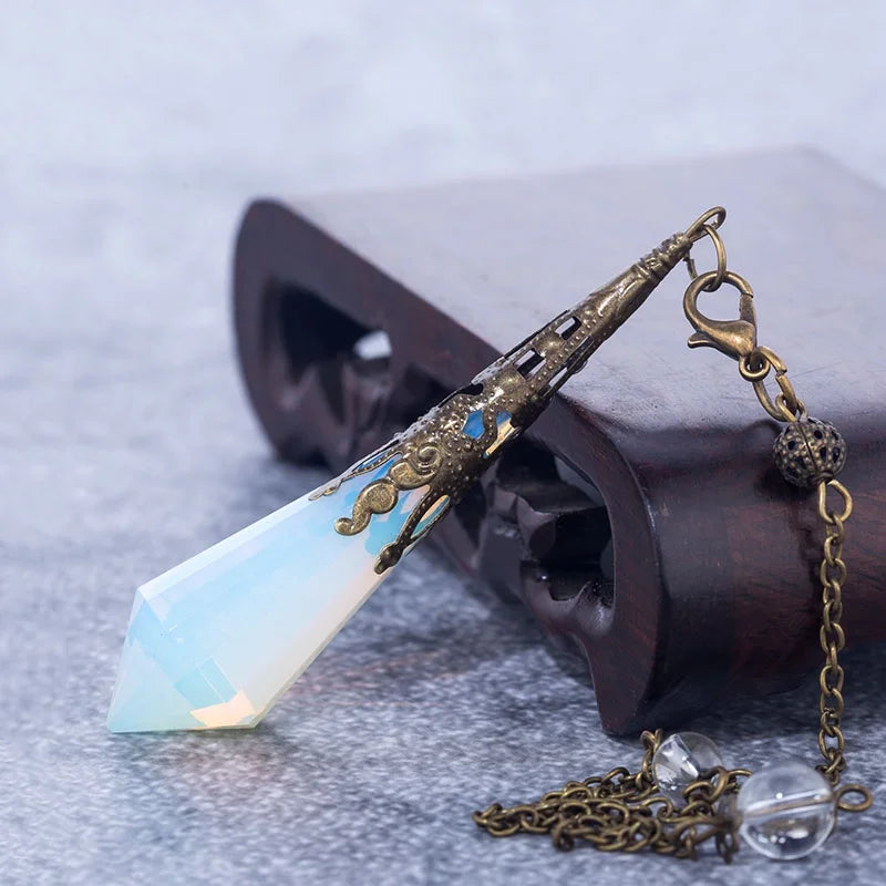 Opalite Copper Pendulum