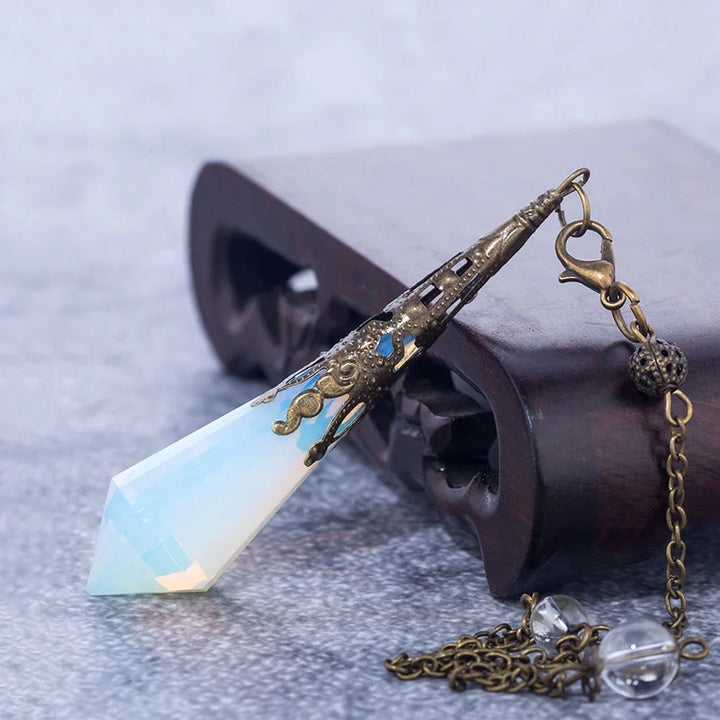 Opalite Copper Pendulum