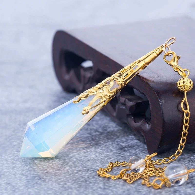 Opalite Gold Pendulum