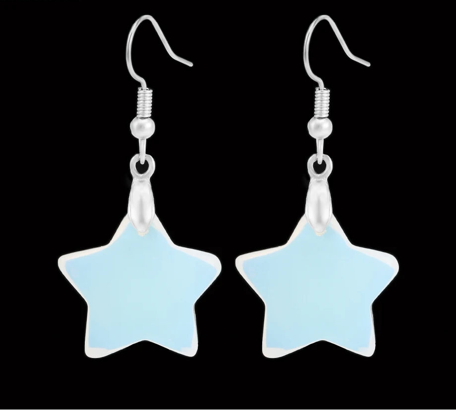 Opalite Star Earrings