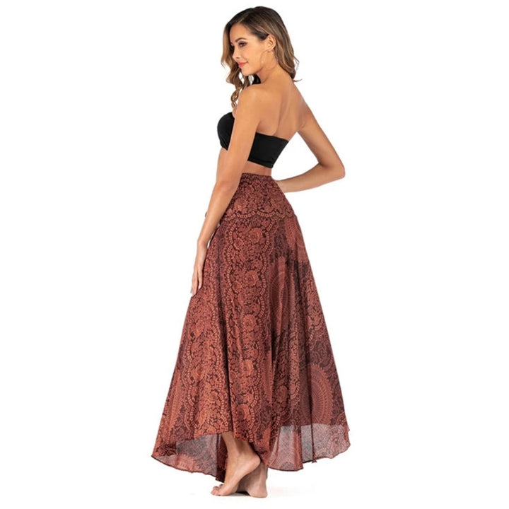 Orange Bohemian Skirt