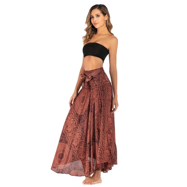 Orange Boho Skirt