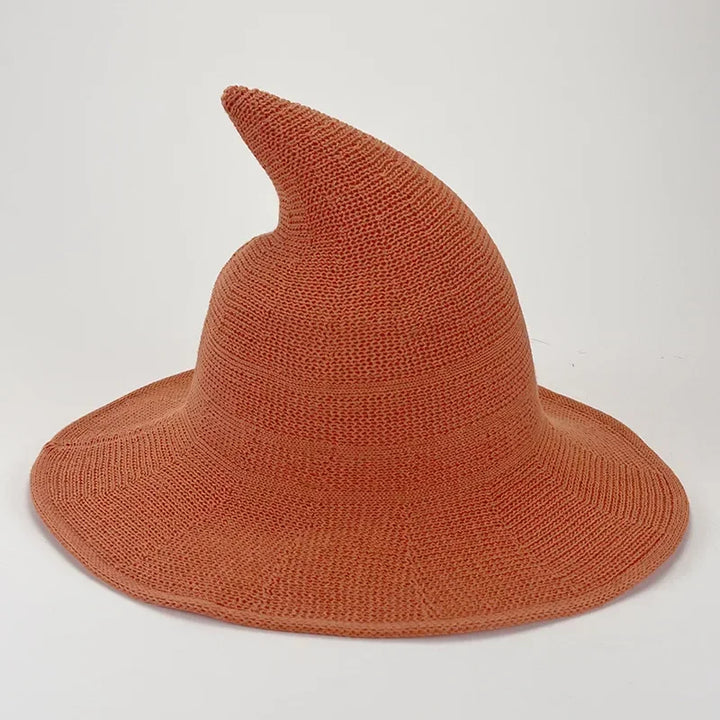 Orange Wool Witch Hat