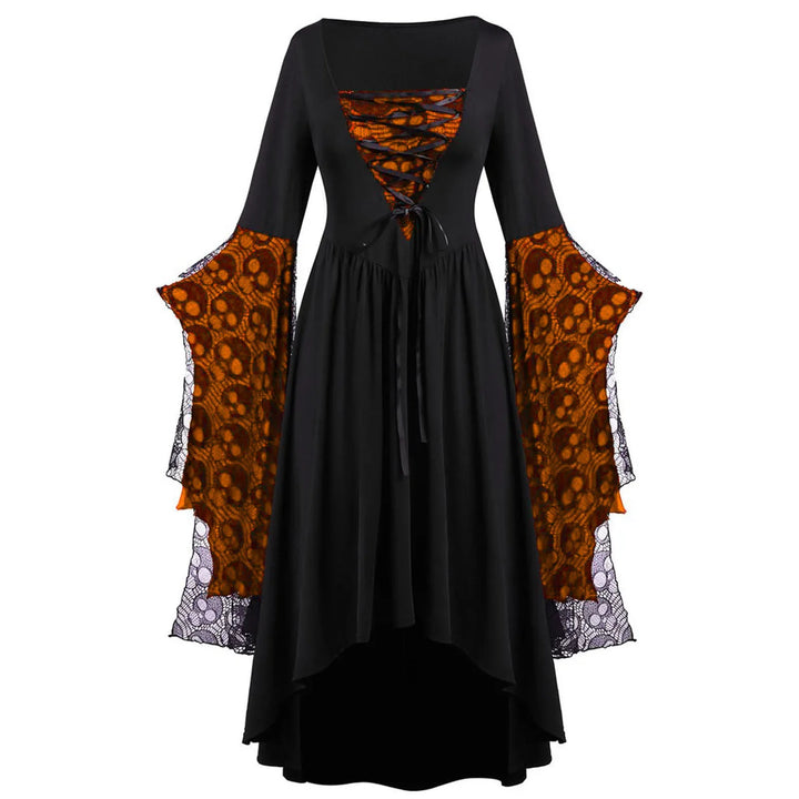 Orange and Black Witch Halloween Costume