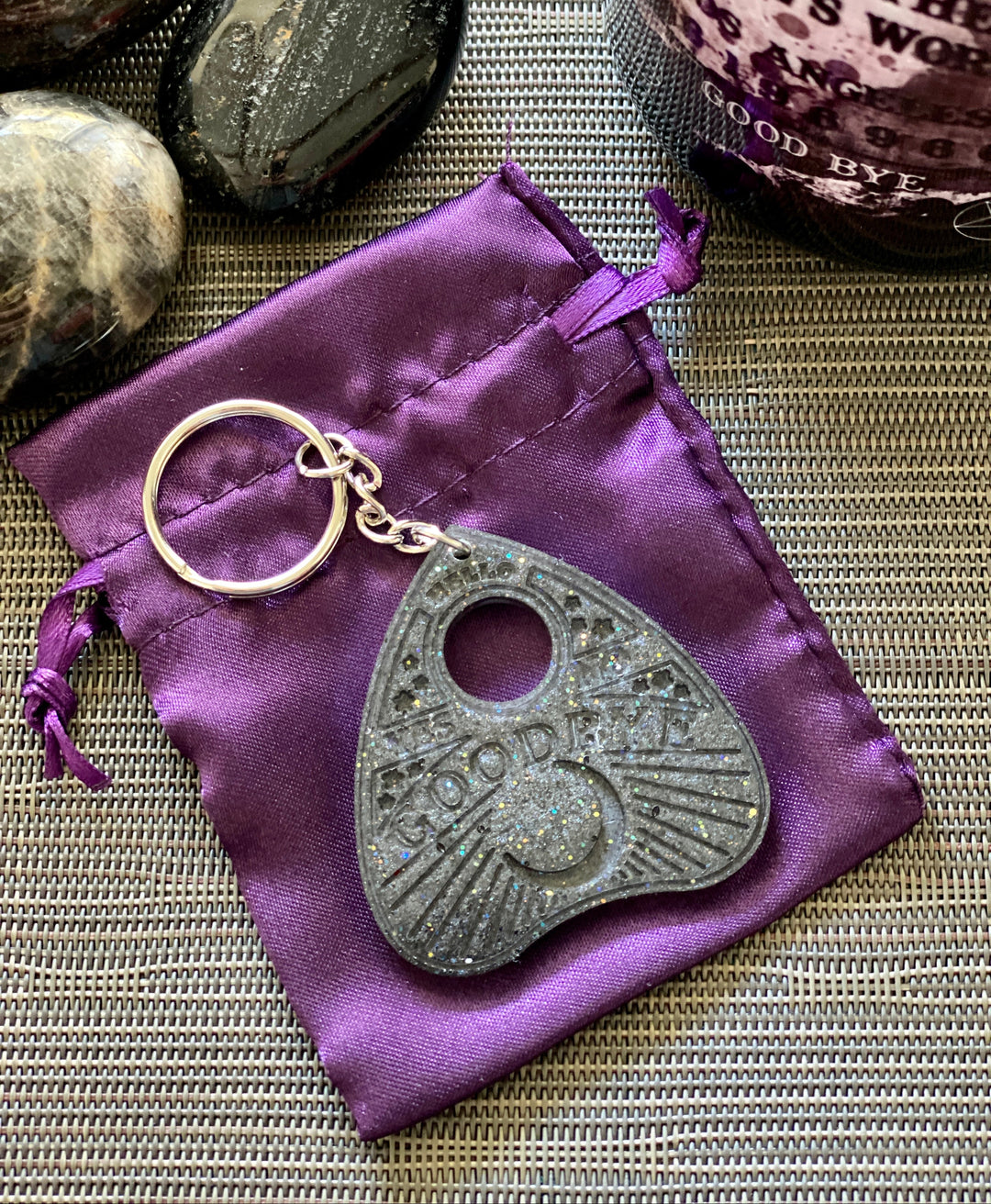Ouija Planchette Keychain