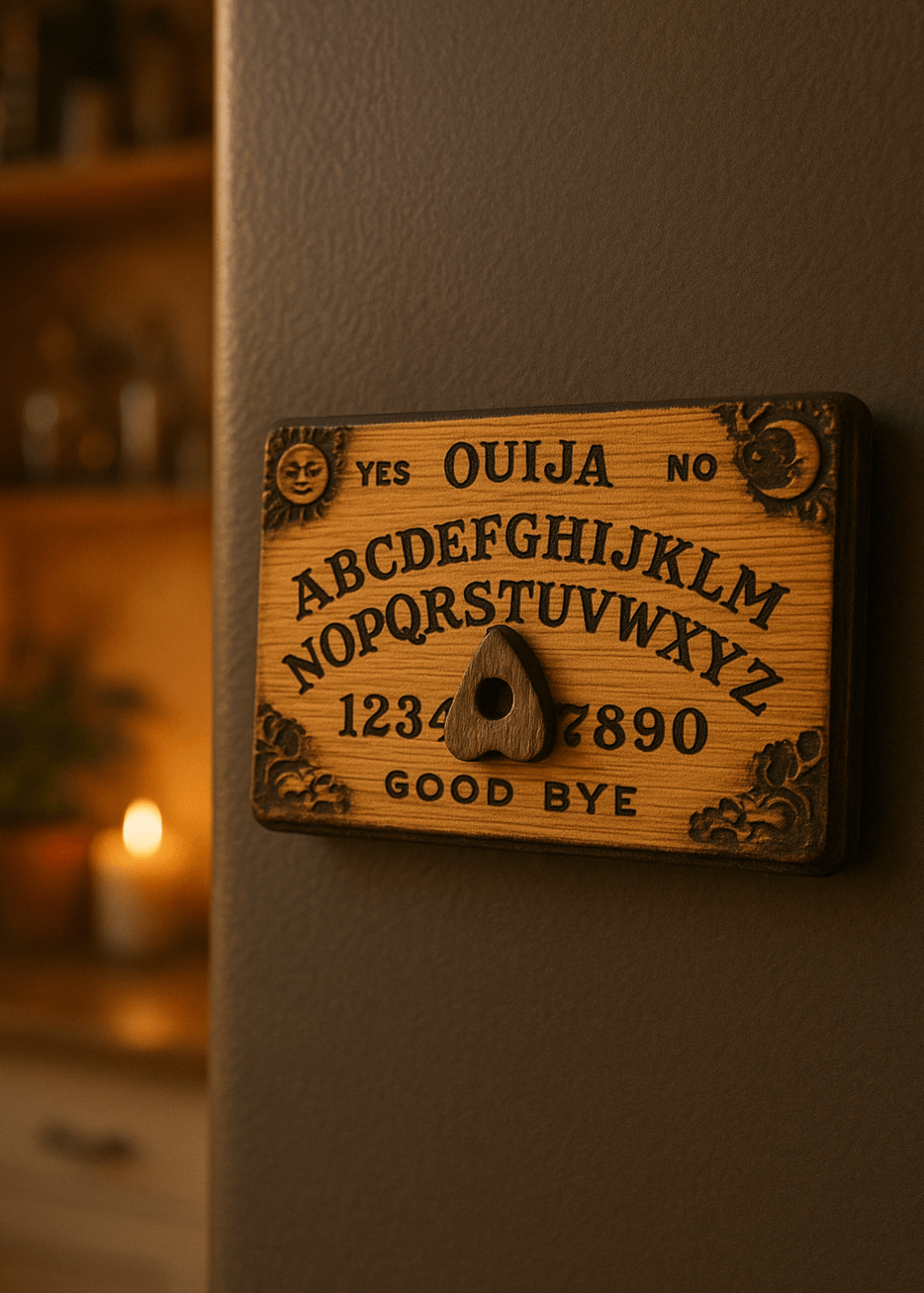 Ouija Wood Magnet