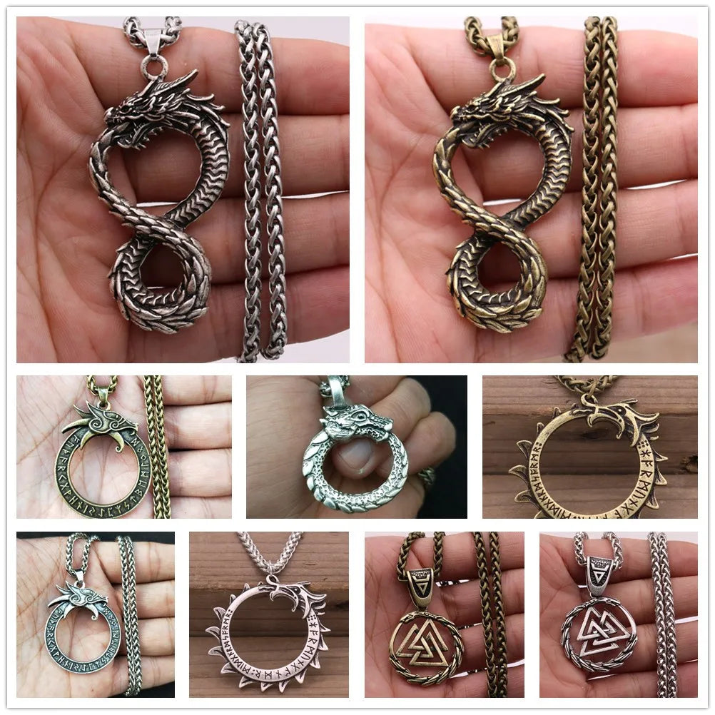 Ouroboros Rune Necklaces