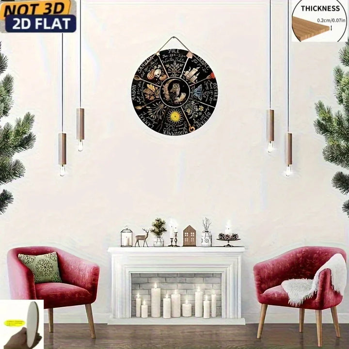 Owl Wiccan Sabbat Wall Hanging Calendars