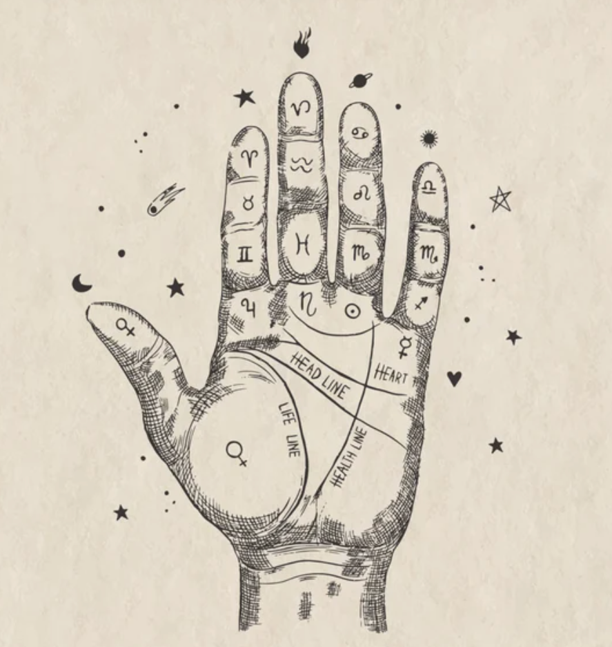 Palm Reading in Sedona, Arizona at Green Witch Creations
