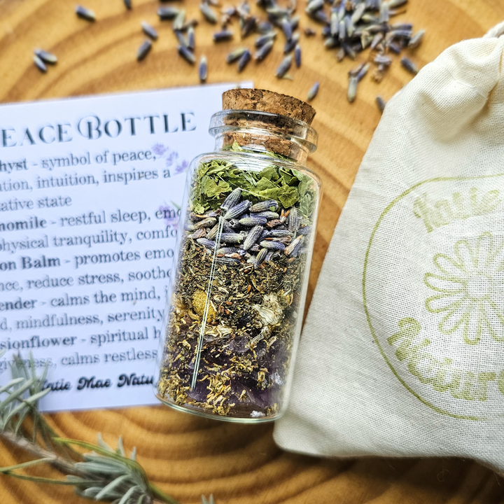Peace Herbal Spell Bottle