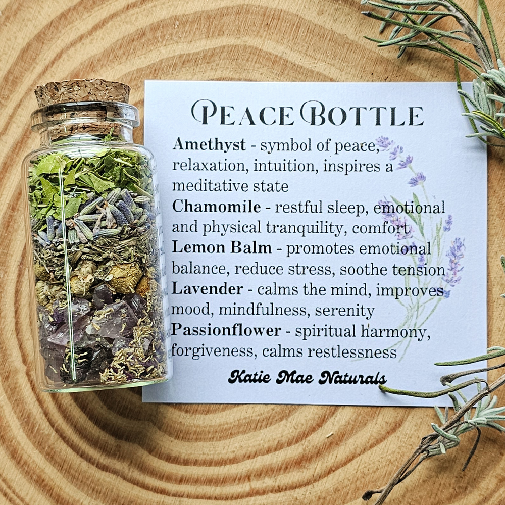 Peace Spell Bottles